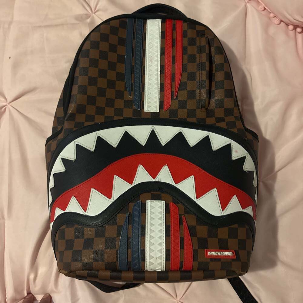 Rucsac unisex cu model in carouri Sprayground (910B7078NSZ)